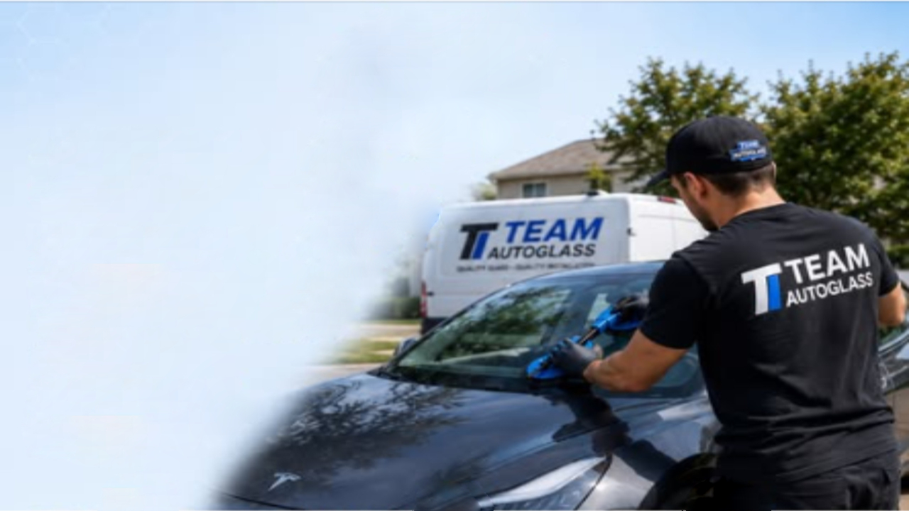 Mobile auto glass service